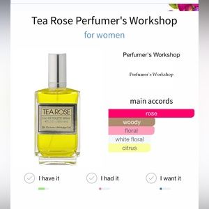 Tea Rose by Perfumer's Workshop